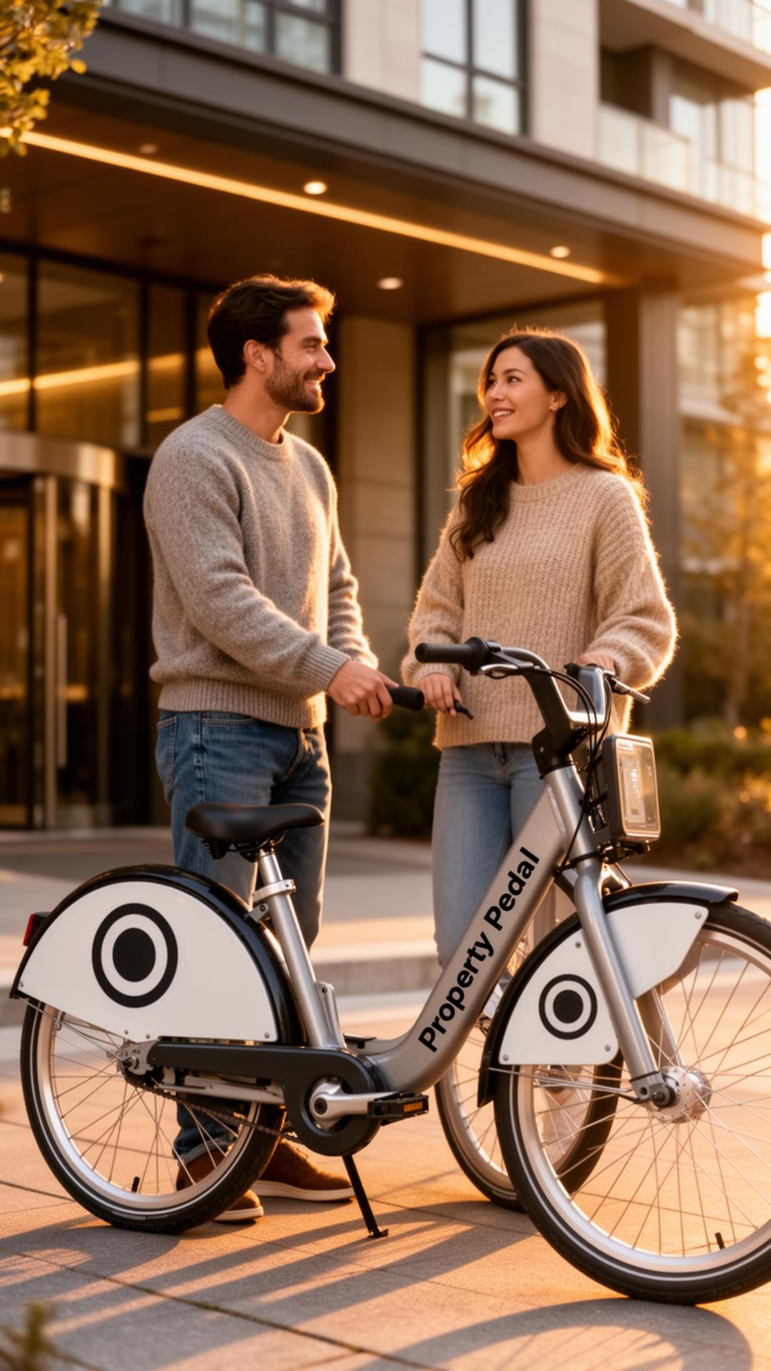 Branded condo community bike share